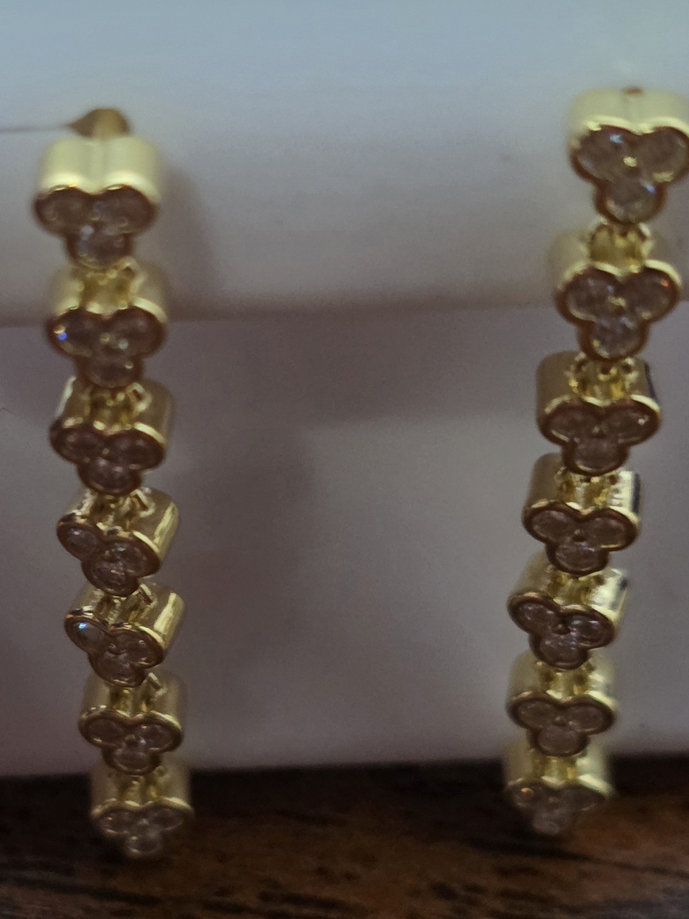 14k Gold Plate Over 925 Silver Dangling Moissanite Earrings - Women's  Jewelry